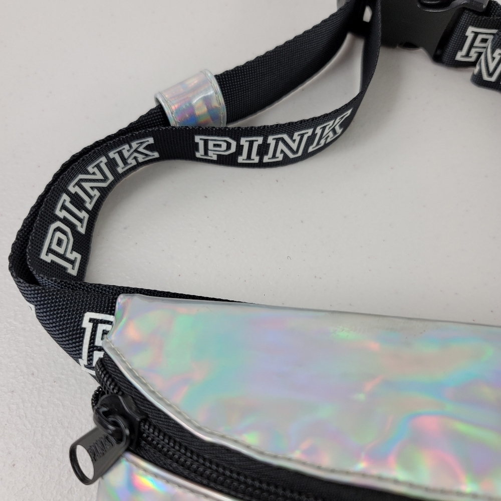 Victoria' Secrets PINK Fanny pack silver colored - Picture 8 of 9